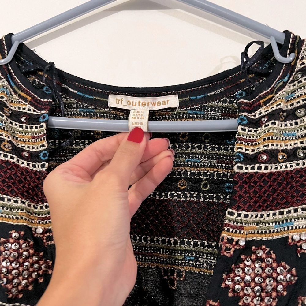 Zara Open Cardigan Vest (Small) - Picture 4 of 4